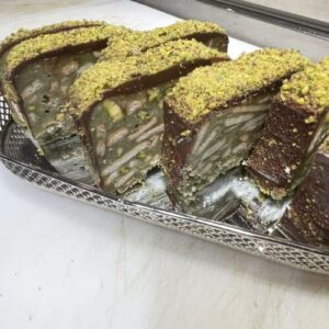 Μωσαϊκό με πραλίνα φιστικιού